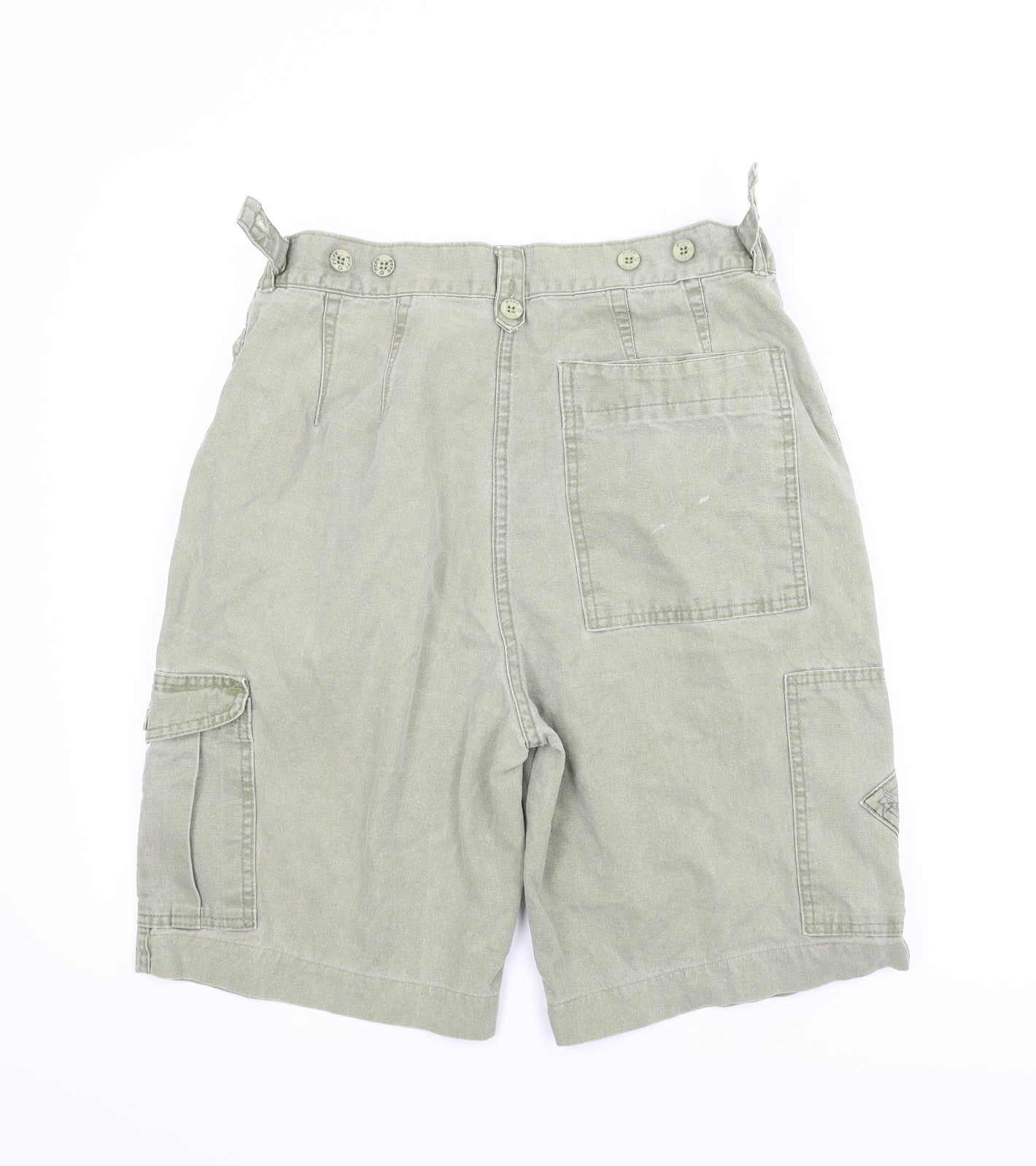 Preworn Mens Green   Cargo Shorts Size 34 in