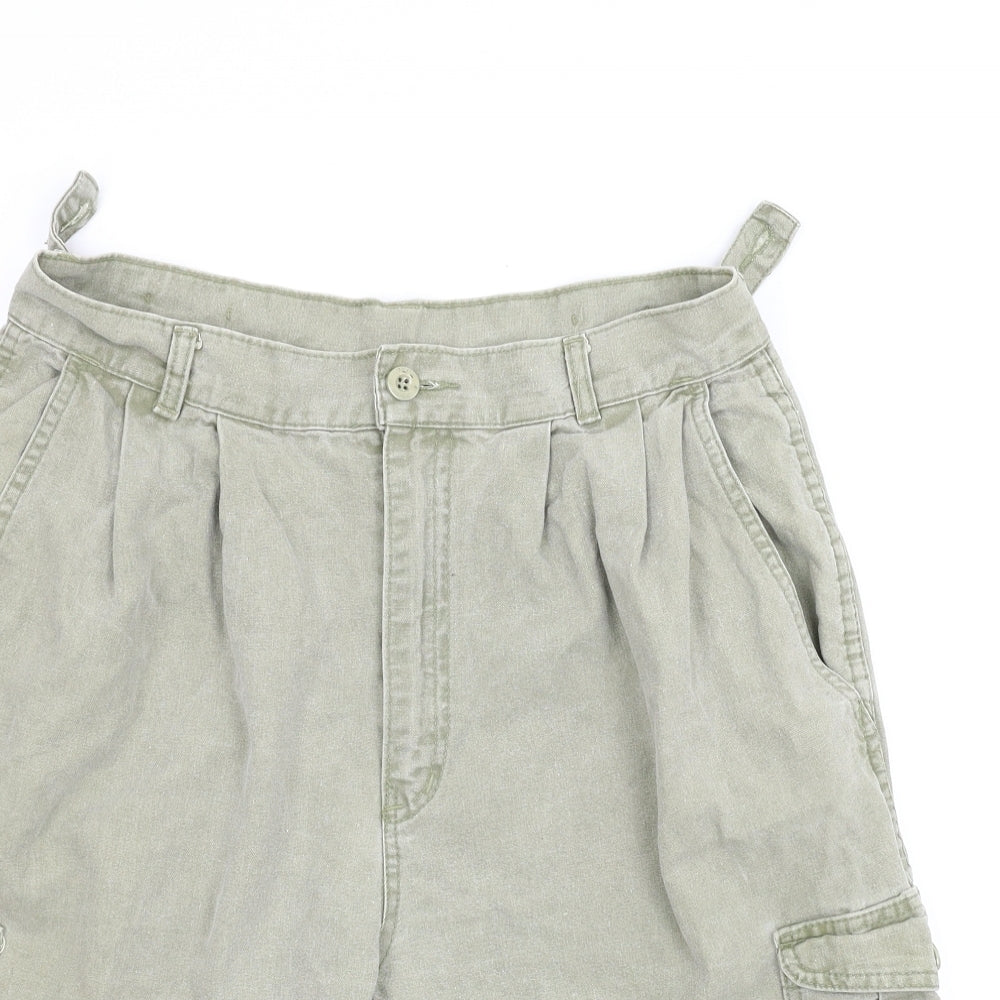 Preworn Mens Green   Cargo Shorts Size 34 in