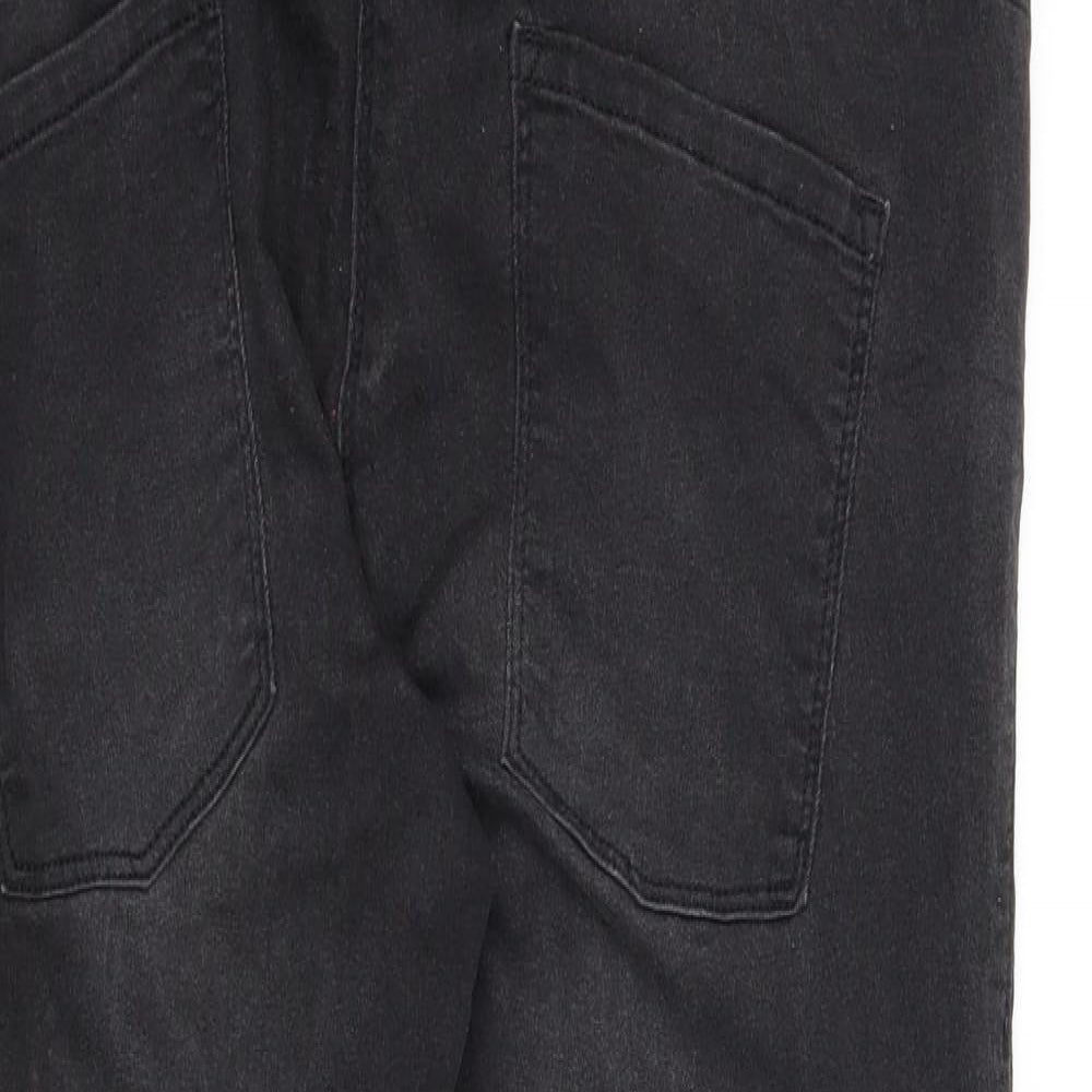 NEXT Womens Black  Denim Straight Jeans Size 16 L29 in