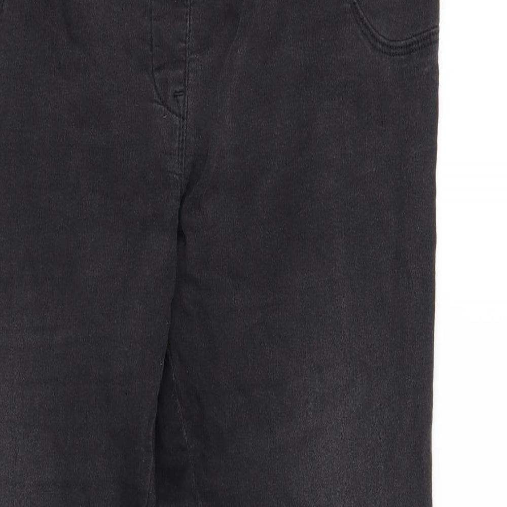 NEXT Womens Black  Denim Straight Jeans Size 16 L29 in