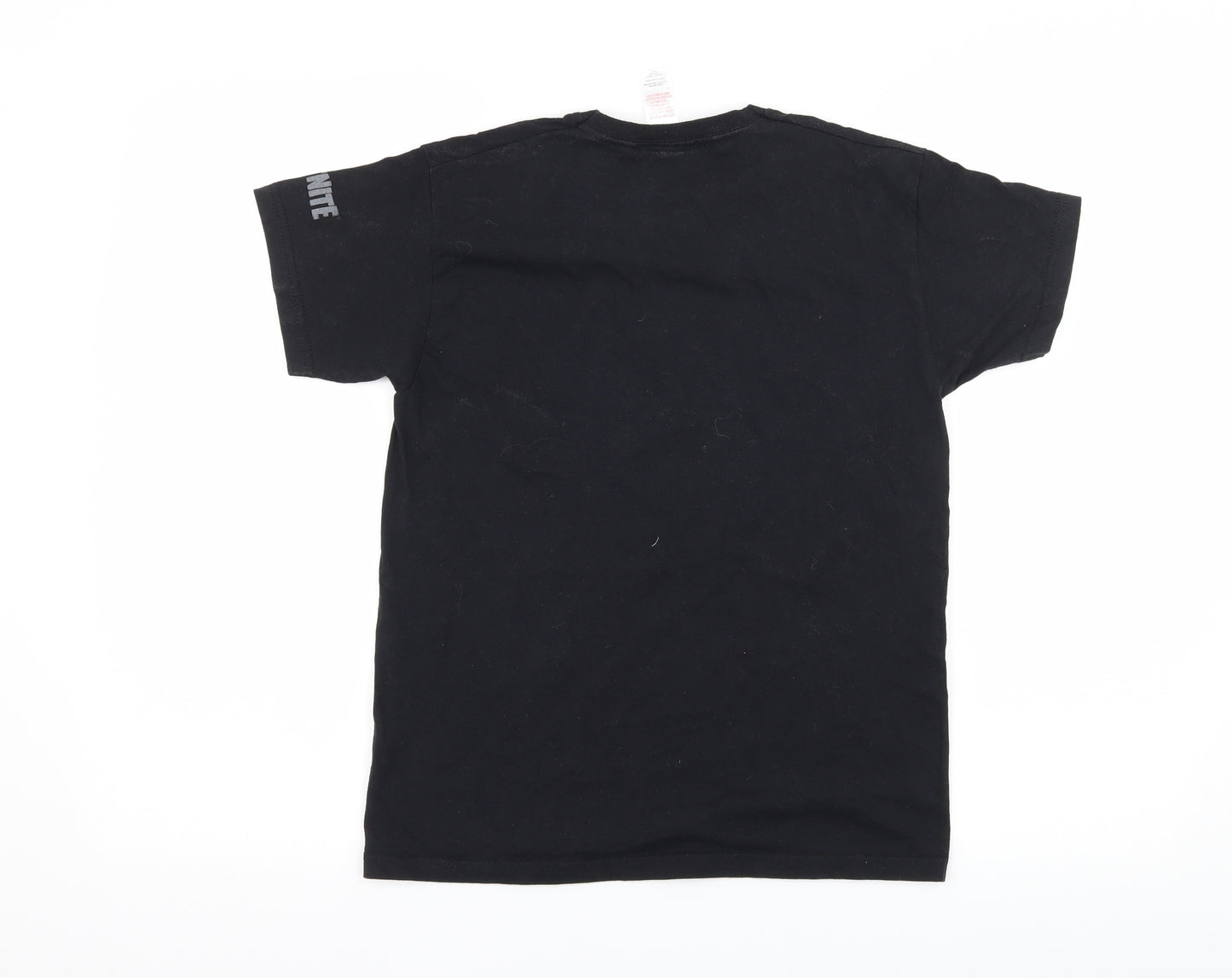 Primark Boys Black  Jersey Basic T-Shirt Size L