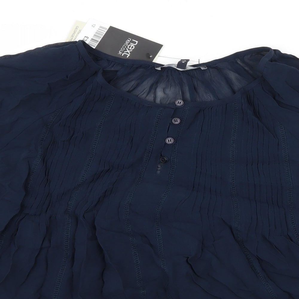 NEXT Womens Blue   Basic Blouse Size 12