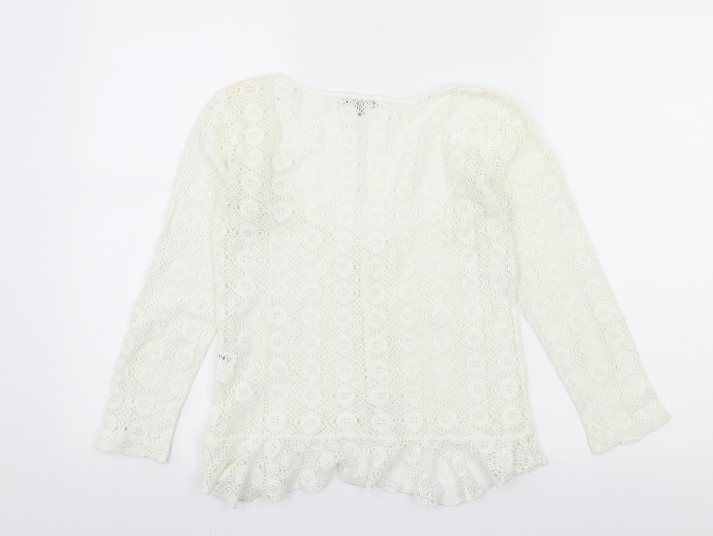 Per Una Womens White   Basic Blouse Size 10