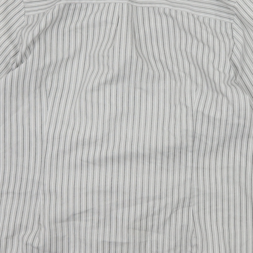Atmosphere Womens Grey Striped  Basic Blouse Size 14