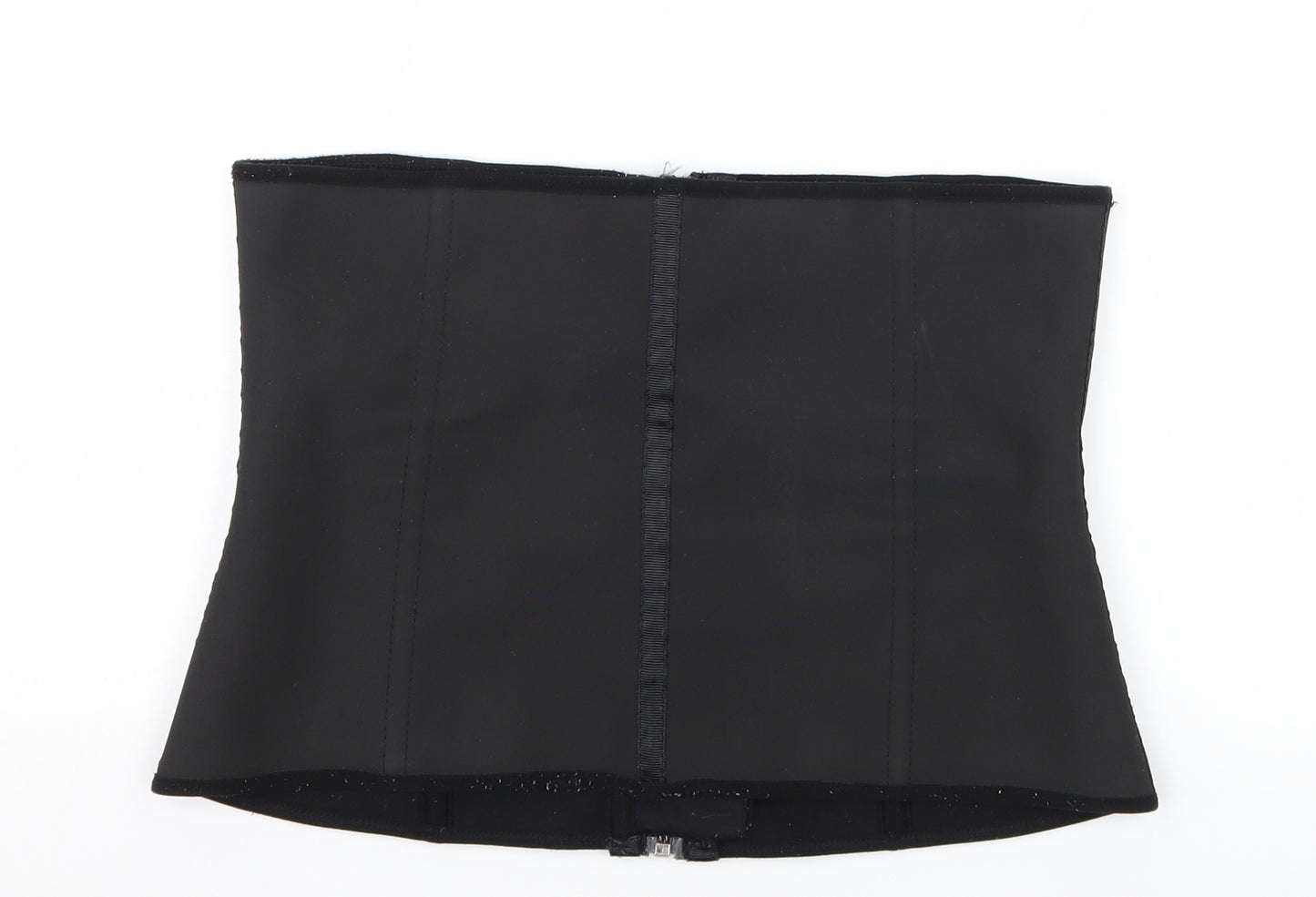 Preworn Womens Black   Basic T-Shirt Size L  - Waist Trainer
