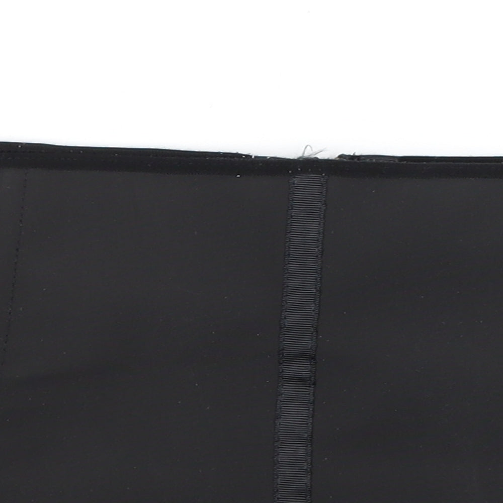 Preworn Womens Black   Basic T-Shirt Size L  - Waist Trainer