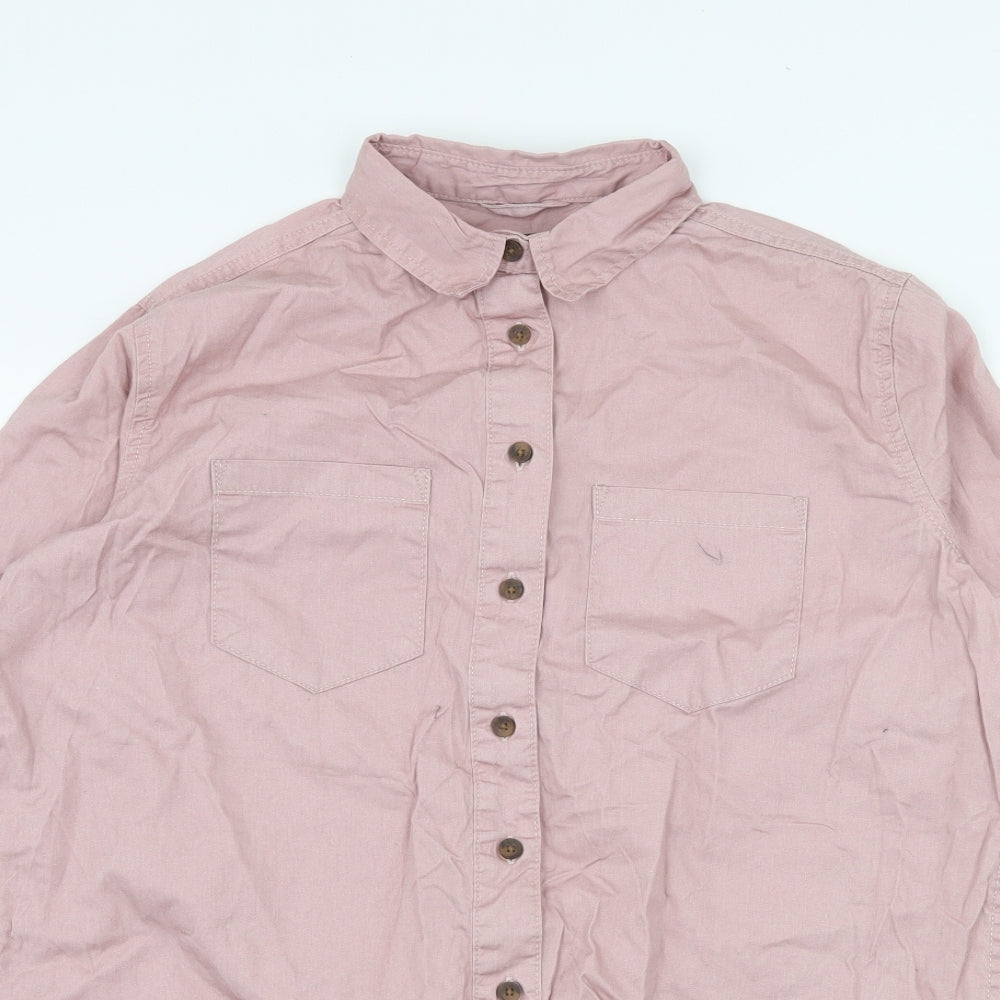 Priamrk Womens Purple   Basic Button-Up Size 10