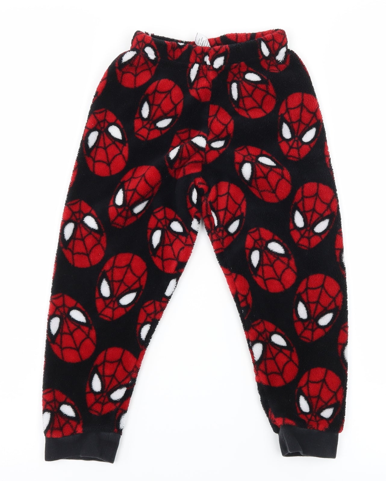 Matalan Boys Black Geometric Microfibre  Pyjama Pants Size 4-5 Years  - Spider Man