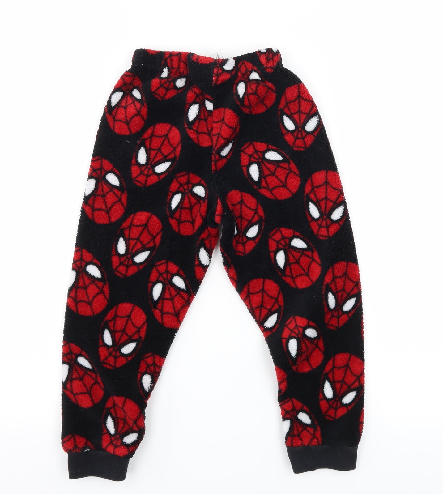 Matalan Boys Black Geometric Microfibre  Pyjama Pants Size 4-5 Years  - Spider Man