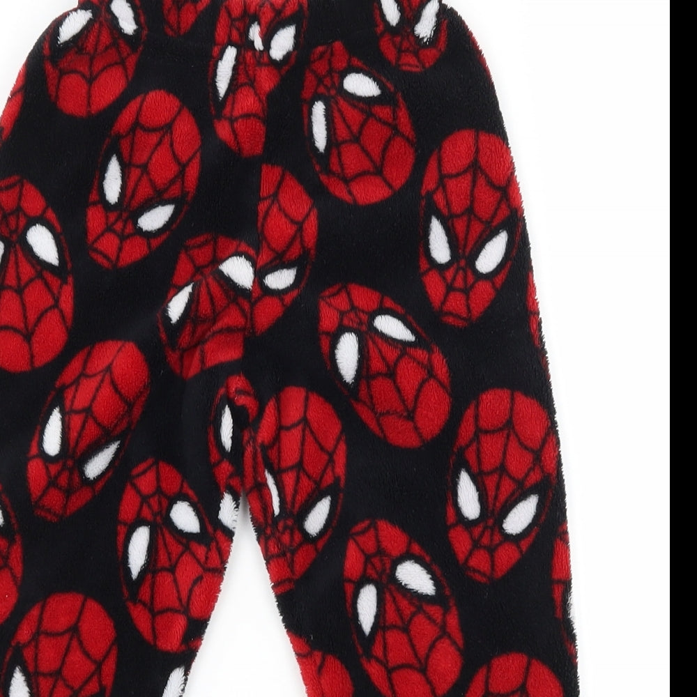 Matalan Boys Black Geometric Microfibre  Pyjama Pants Size 4-5 Years  - Spider Man