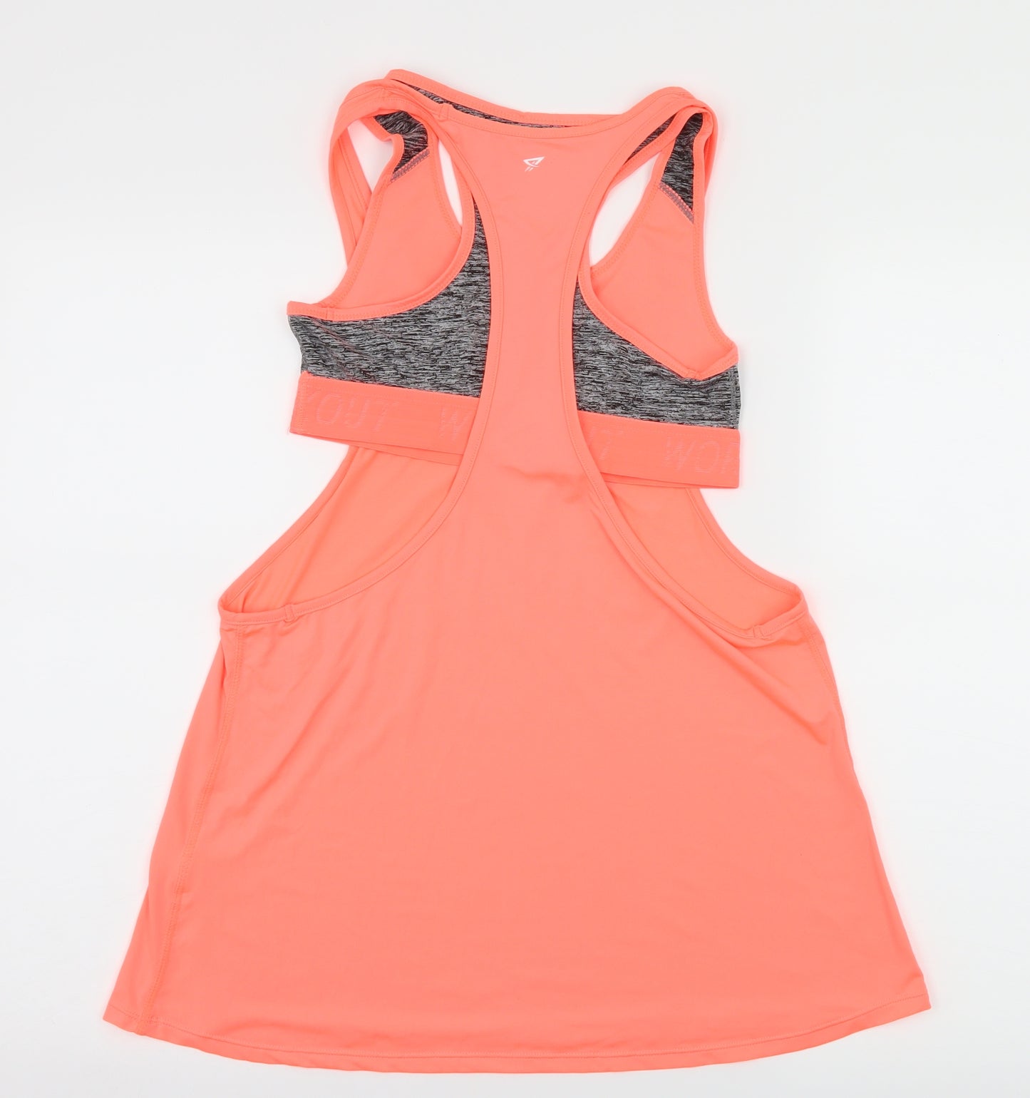 Workout Womens Orange   Basic Tank Size 10