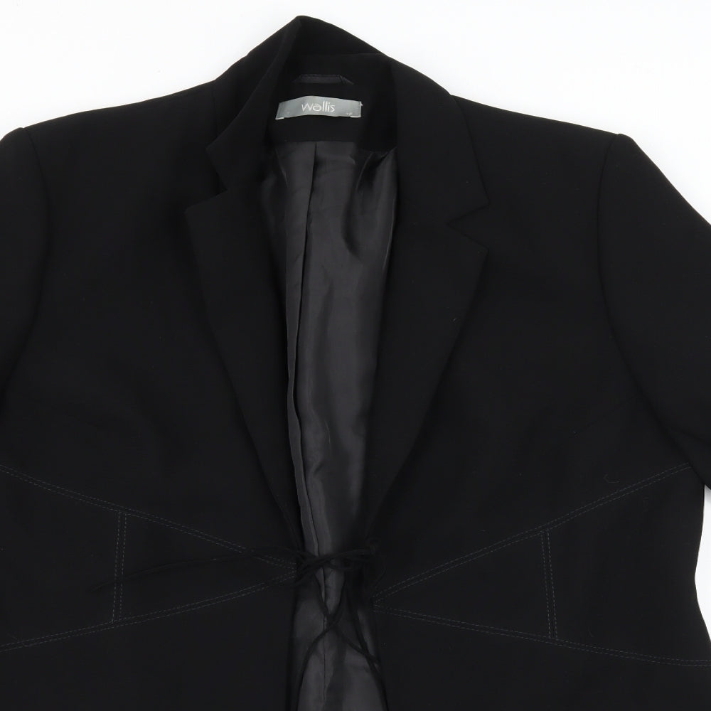 Wallis Womens Black   Jacket Blazer Size 16