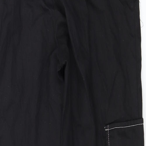 PRETTYLITTLETHING Womens Black   Trousers  Size 6 L28 in