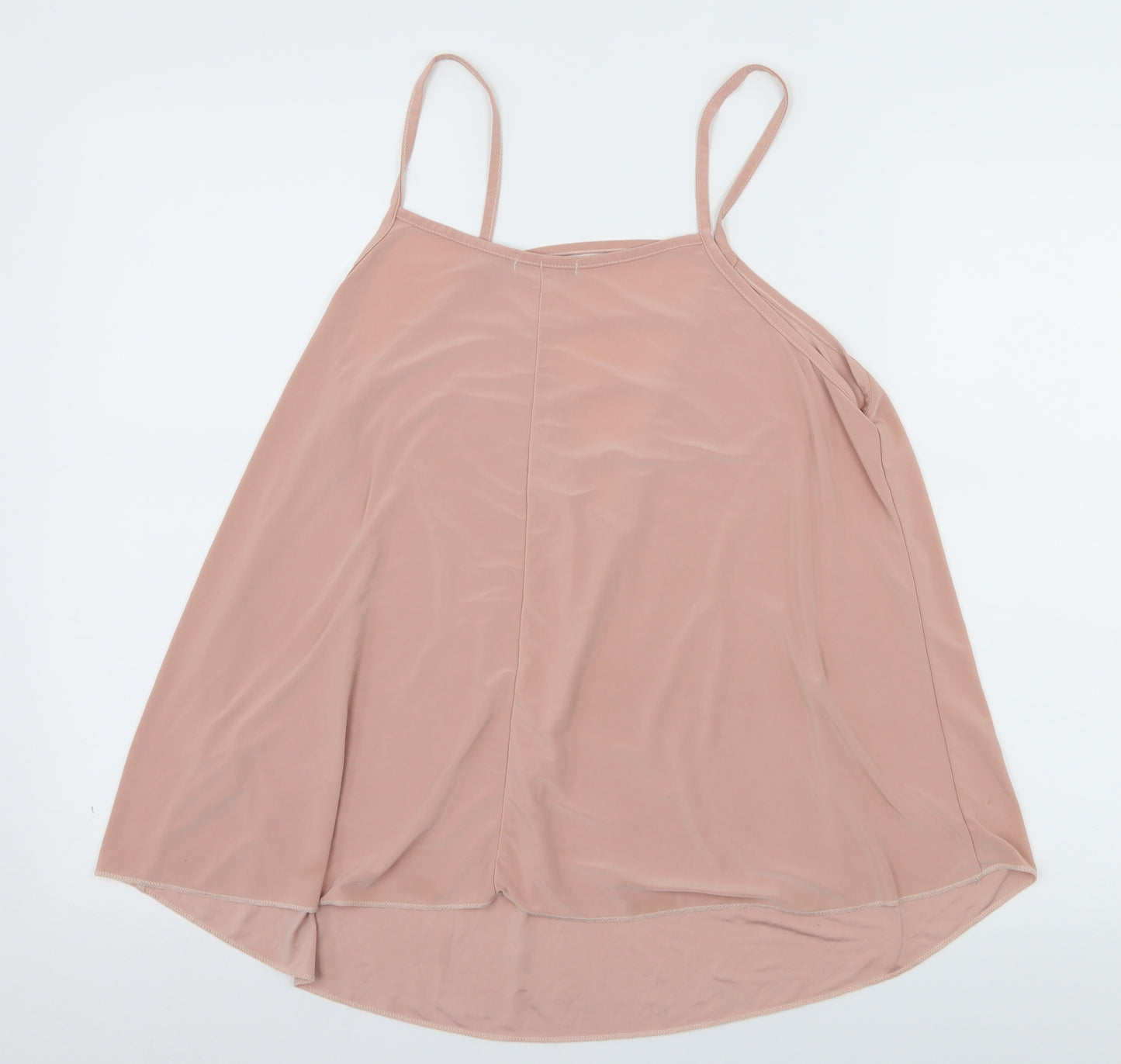 Boohoo Womens Pink  Jersey Camisole Tank Size 18