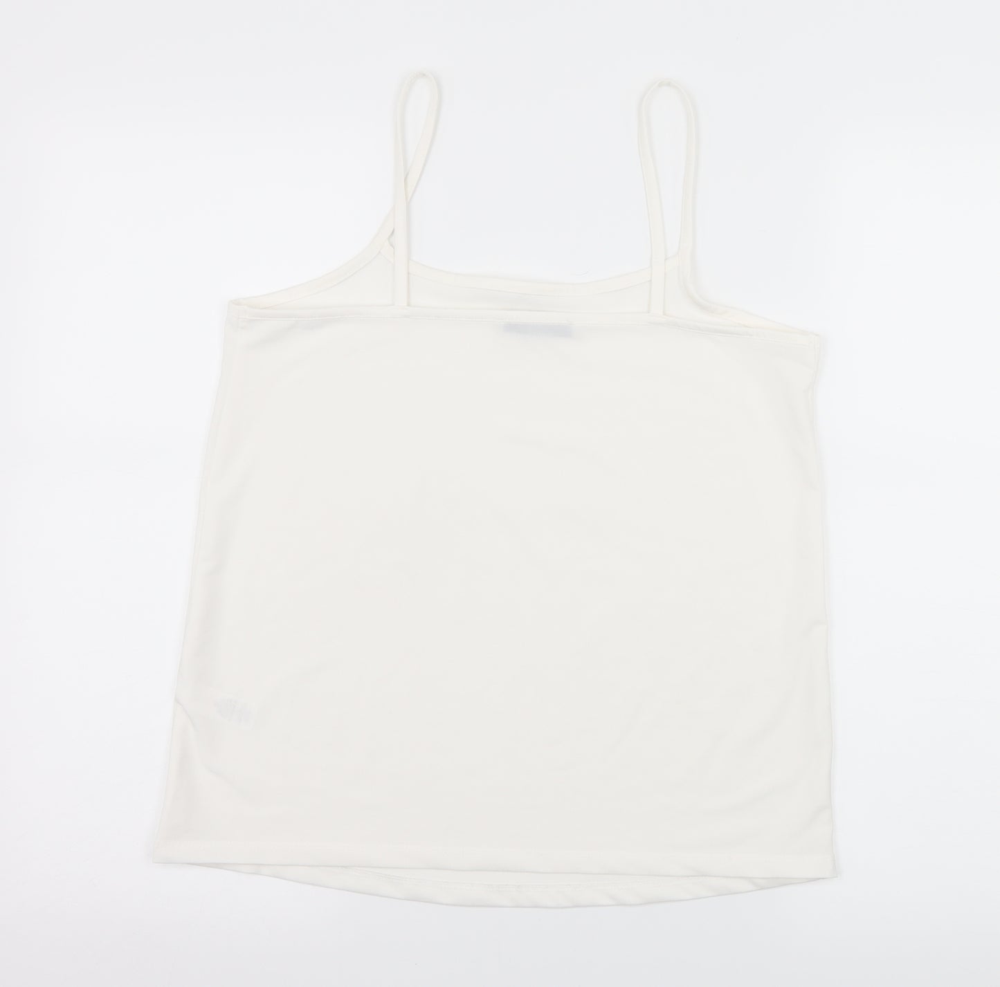 George Womens White  Jersey Camisole Tank Size 10