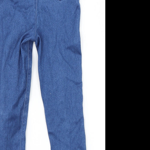 George Girls Blue  Denim Jegging Jeans Size 4-5 Years - Minnie mouse