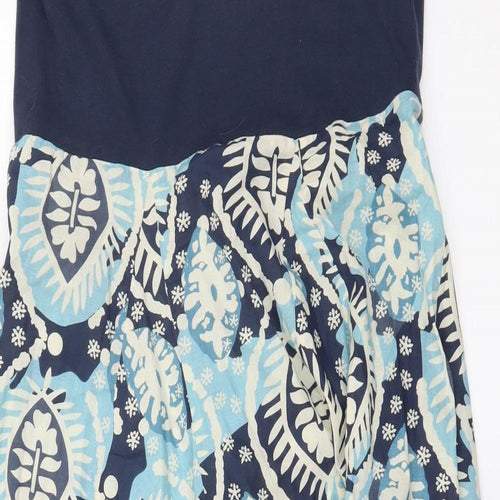 Papaya Womens Blue  Jersey Fit & Flare  Size 8