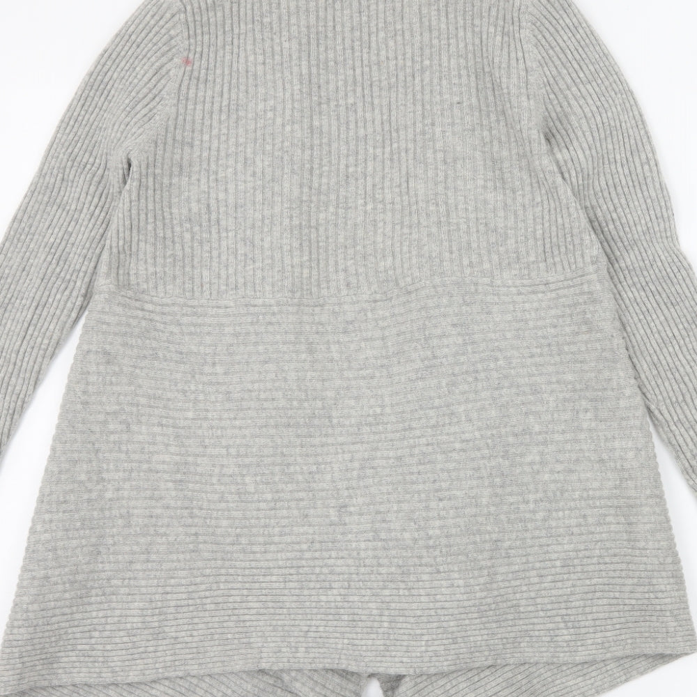 Cynthia Rowley Womens Grey  Knit Cardigan Jumper Size M