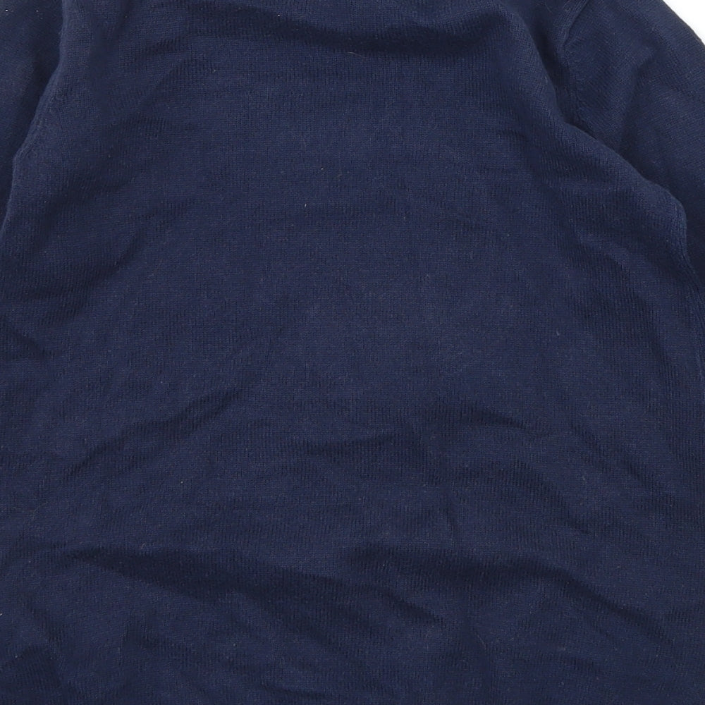 Bluezoo Girls Blue  Knit Jumper Dress  Size 3-4 Years  - Unicorn