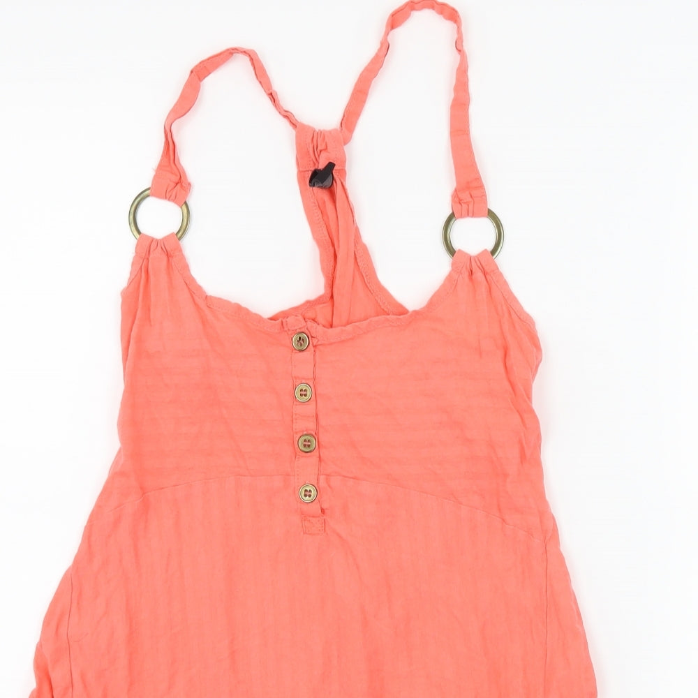 Only Womens Orange   Camisole Tank Size S
