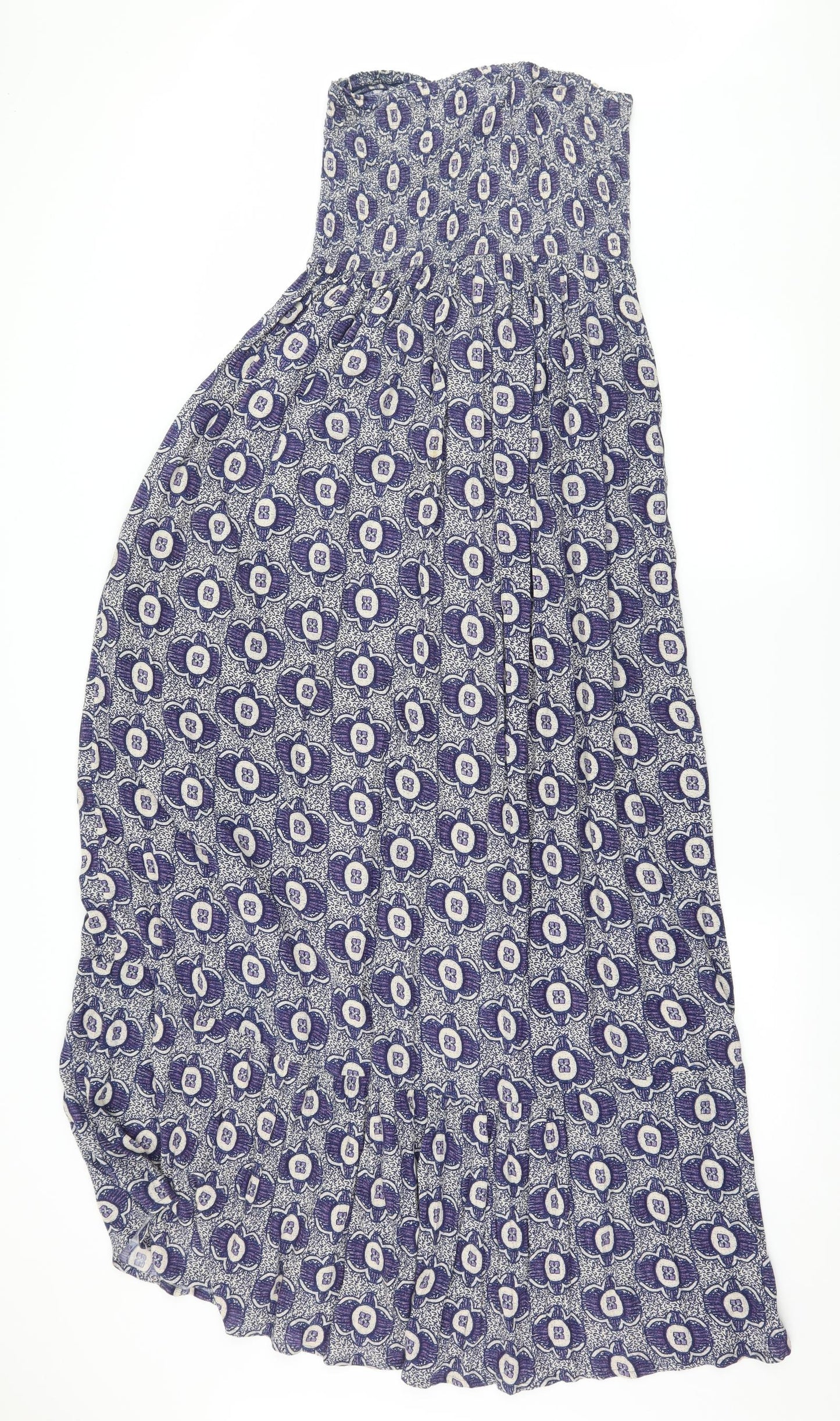 NEXT Womens Blue Geometric  Maxi  Size 10