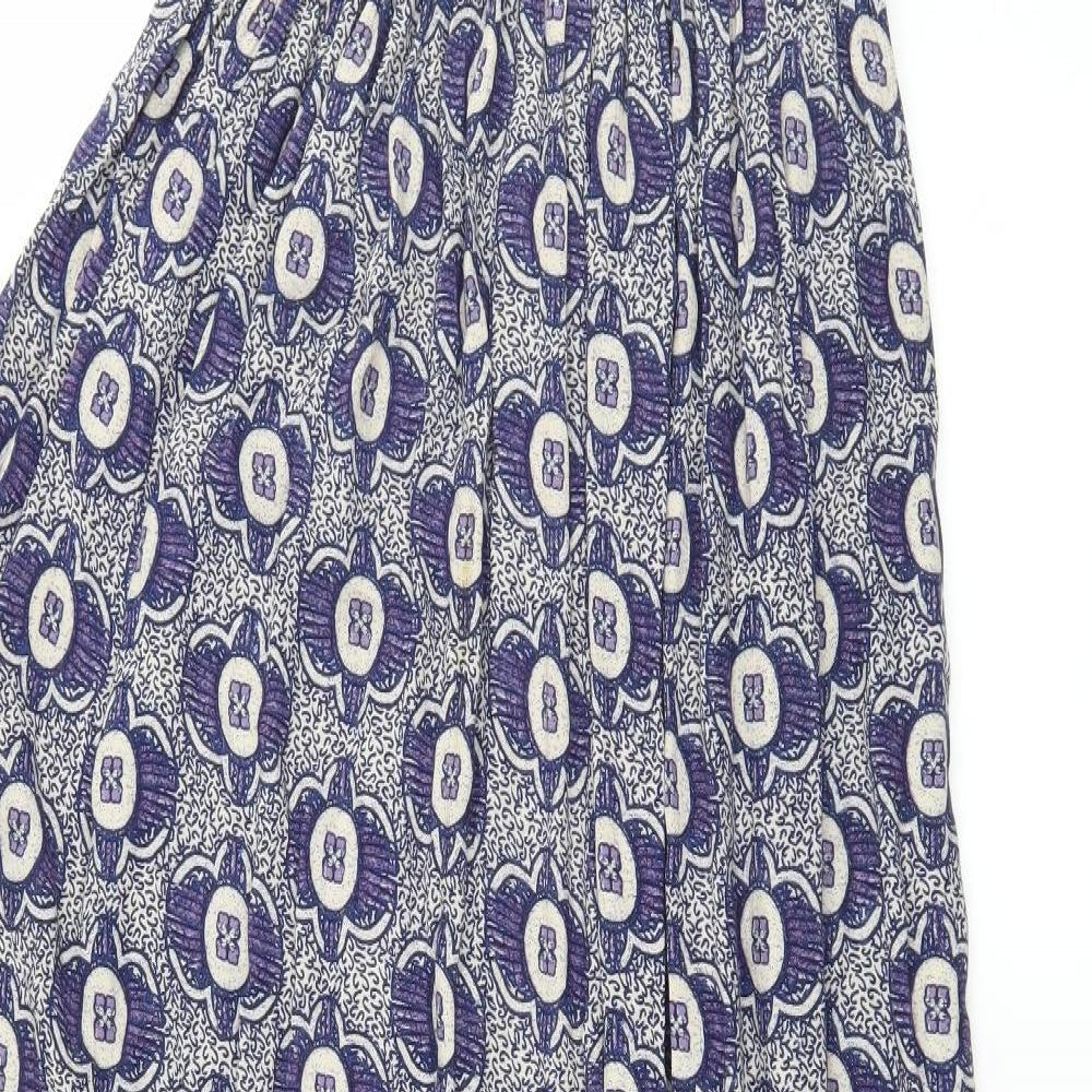 NEXT Womens Blue Geometric  Maxi  Size 10