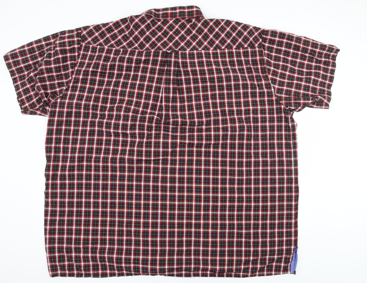 Espionage Mens Multicoloured Check   Button-Up Size 5XL