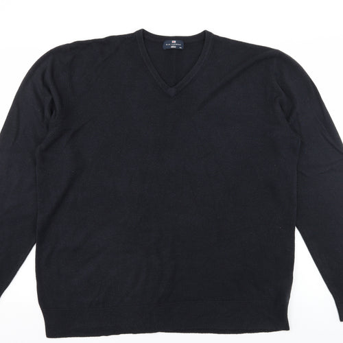 Blue Harbour Mens Blue  Knit Pullover Jumper Size 2XL