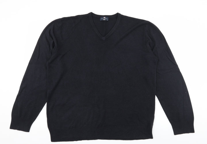 Blue Harbour Mens Blue Knit Pullover Jumper Size 2XL