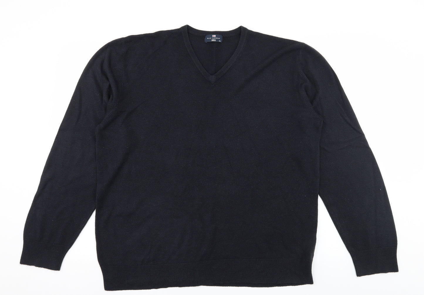 Blue Harbour Mens Blue  Knit Pullover Jumper Size 2XL