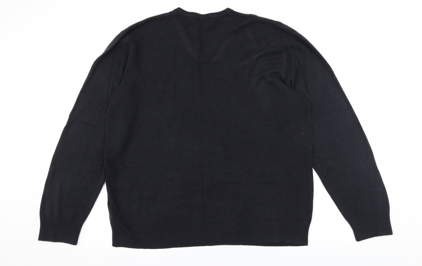 Blue Harbour Mens Blue  Knit Pullover Jumper Size 2XL