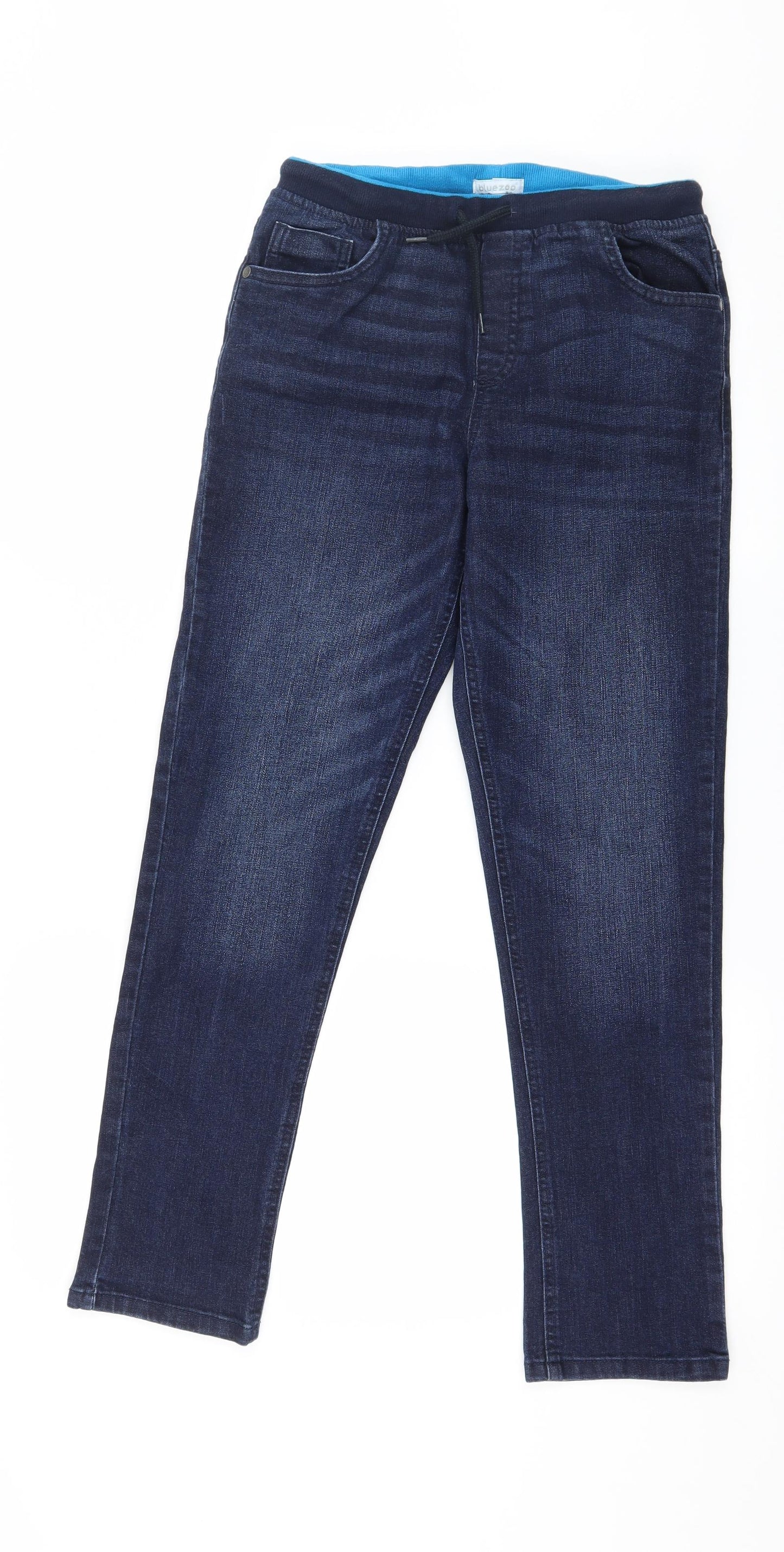 Blue Zoo Boys Blue  Denim Skinny Jeans Size 12 Years