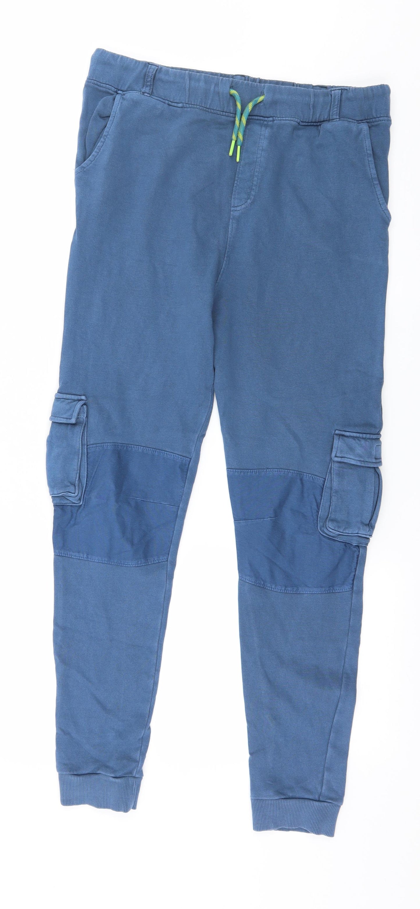 Mantaray Boys Blue  Jersey Jogger Trousers Size 11-12 Years