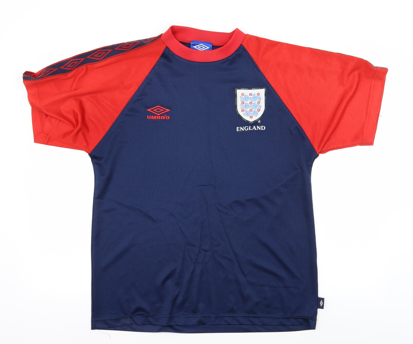Umbro Mens Blue    T-Shirt Size S  - England Football