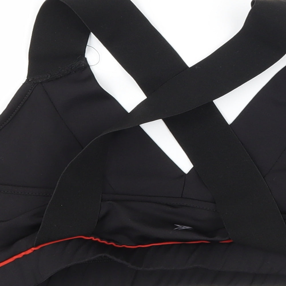 WORKOUT Womens Black Polka Dot  Basic Tank Size 10  - Sports Bra