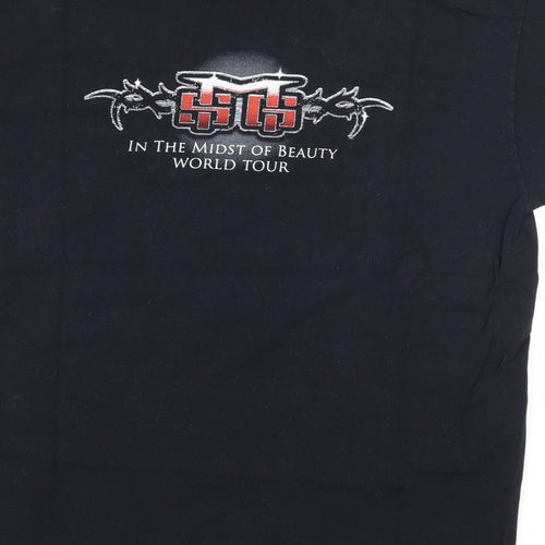 Fruit of the Loom Mens Black    T-Shirt Size L  - In the Midst of Beauty