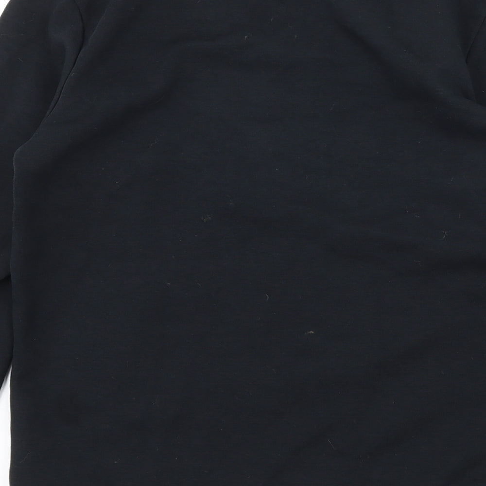 Marks and Spencer Boys Blue Geometric Jersey Pullover Sweatshirt Size 11-12 Years