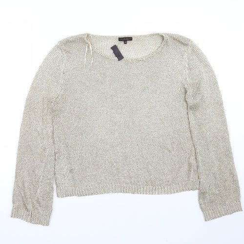 Limited Edition Womens Gold   Pullover Jumper Size 18