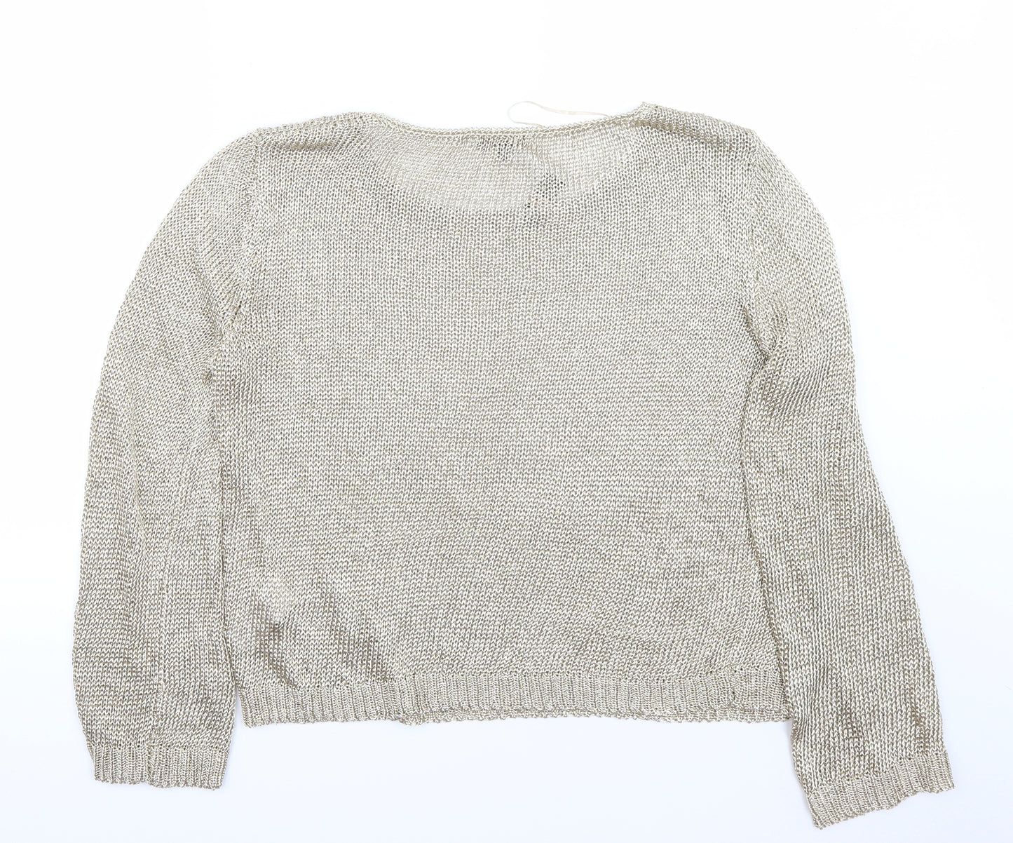 Limited Edition Womens Gold   Pullover Jumper Size 18