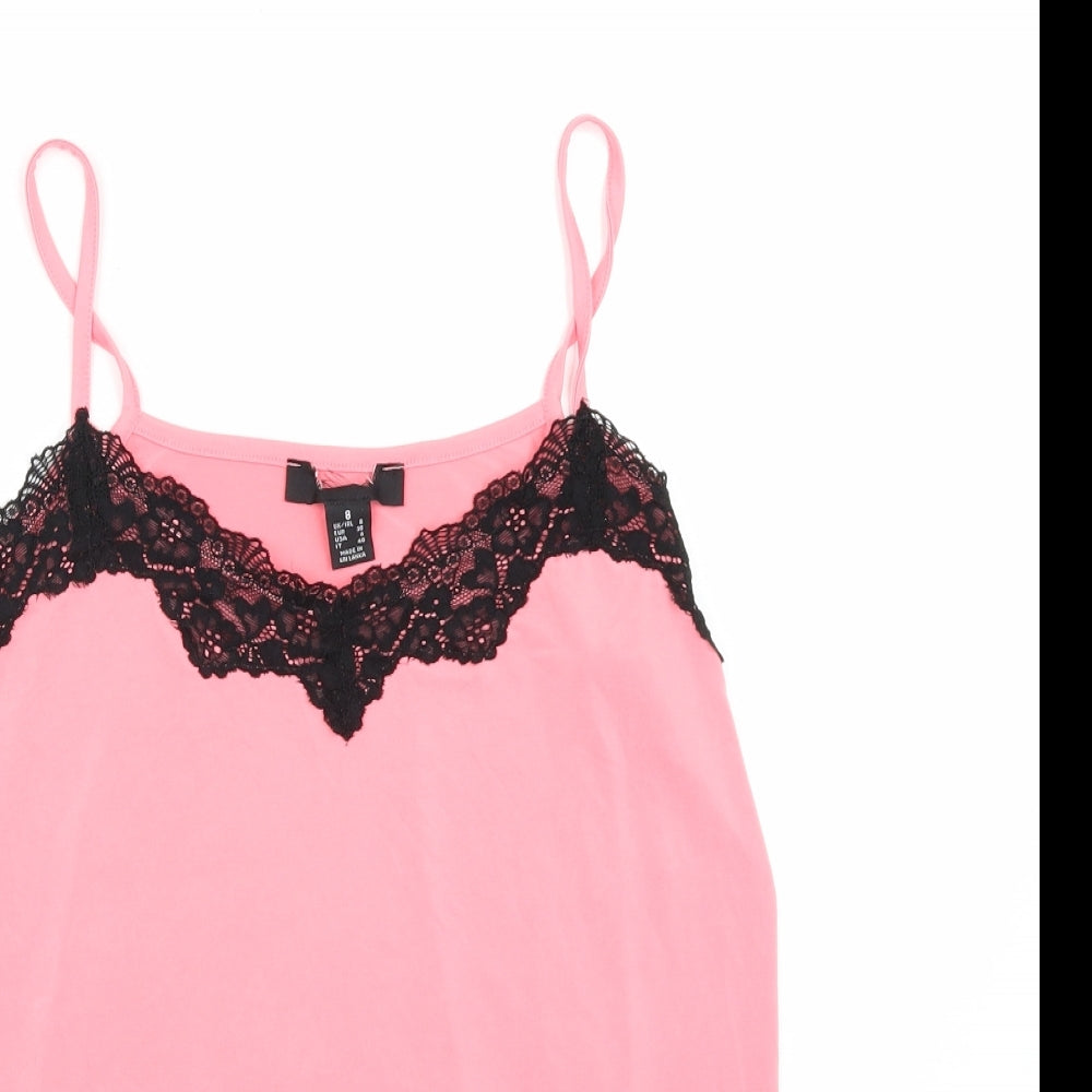 Primark Womens Pink   Basic Tank Size 8