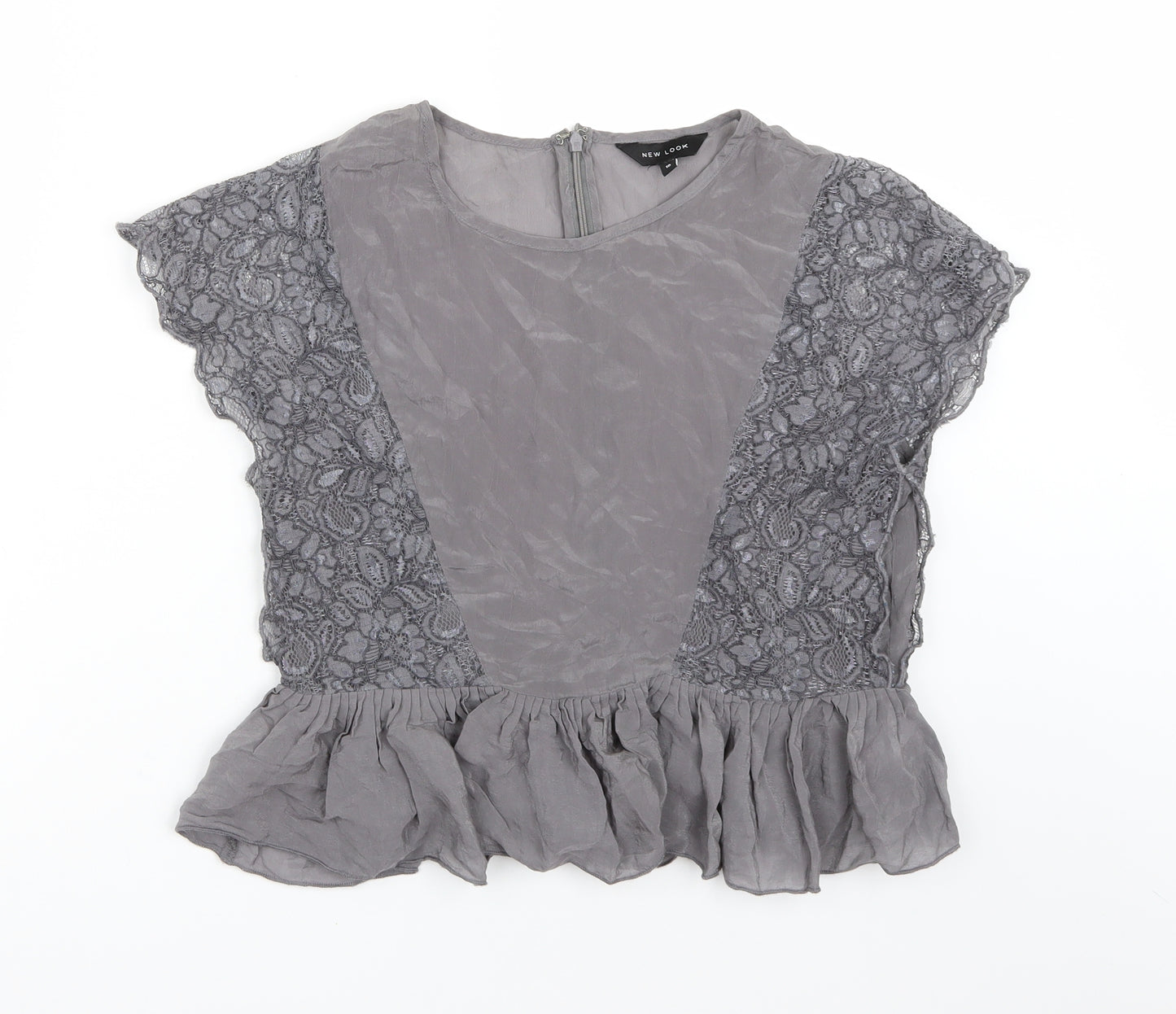 newlook Womens Grey   Basic T-Shirt Size 10