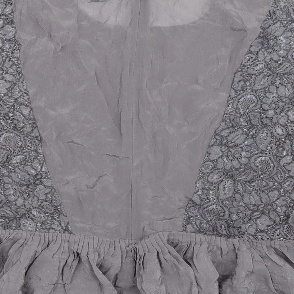 newlook Womens Grey   Basic T-Shirt Size 10