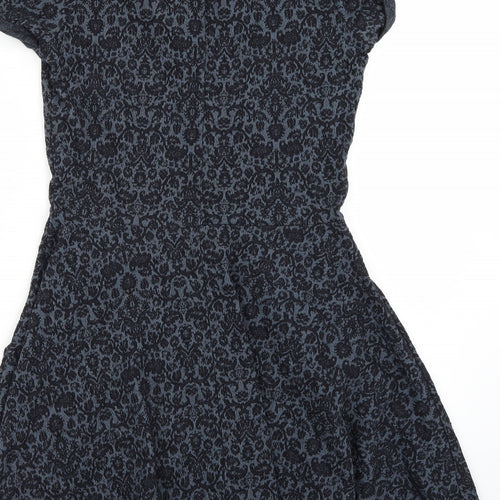 Riverisland Womens Grey  Rayon A-Line  Size 12