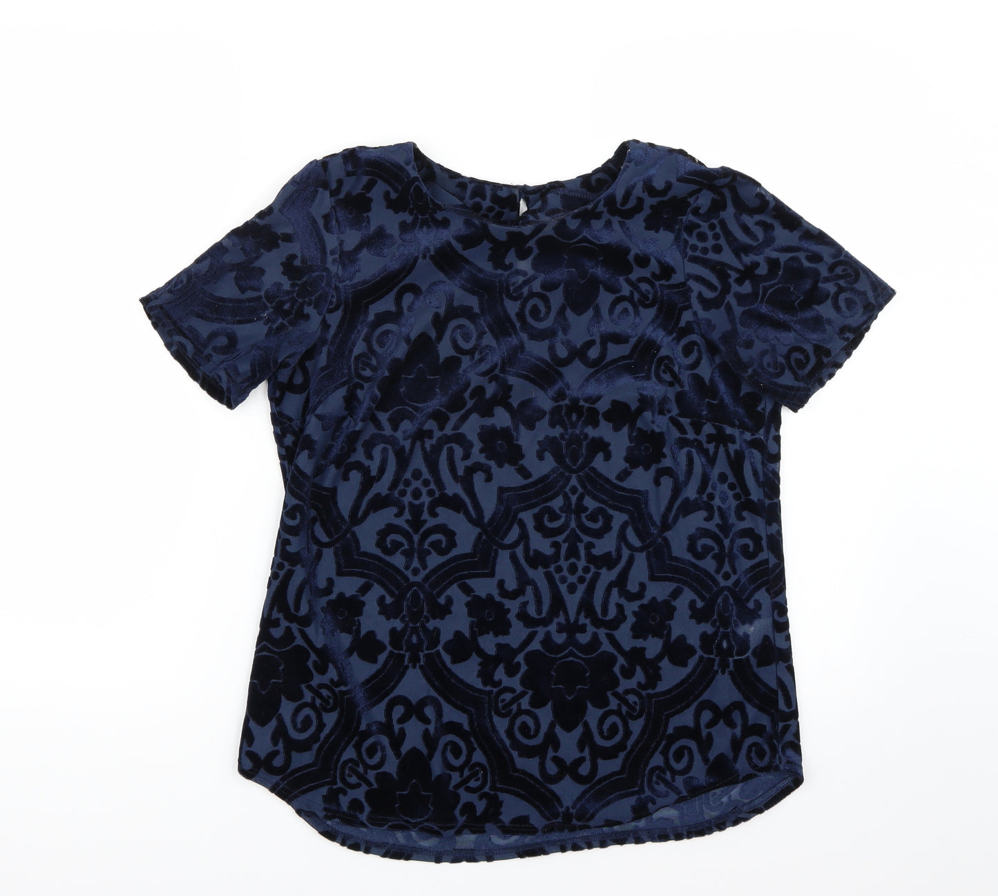 Dorothy Perkins Womens Blue   Basic T-Shirt Size 10