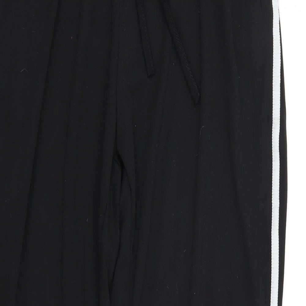Preworn Womens Black   Sweatpants Trousers Size L L30 in