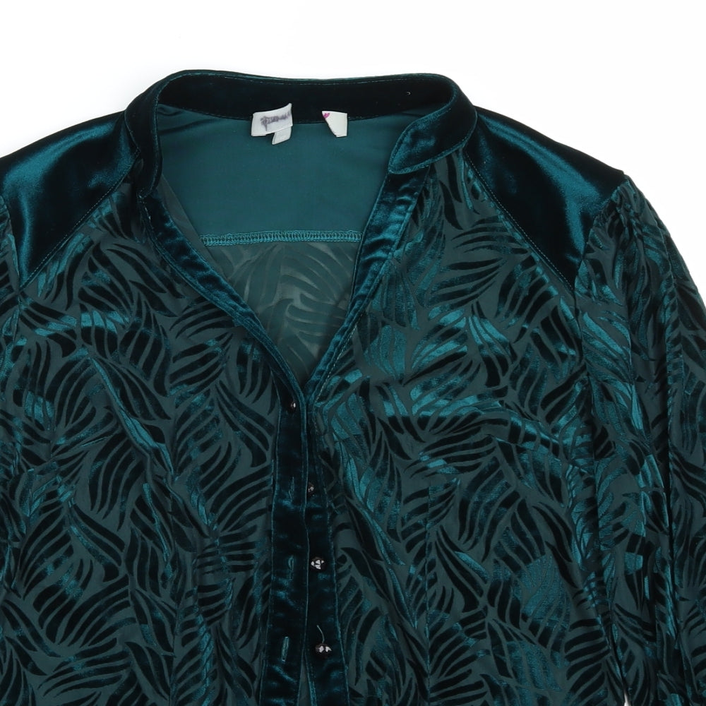 Per una  Womens Green   Cardigan Jumper Size 10