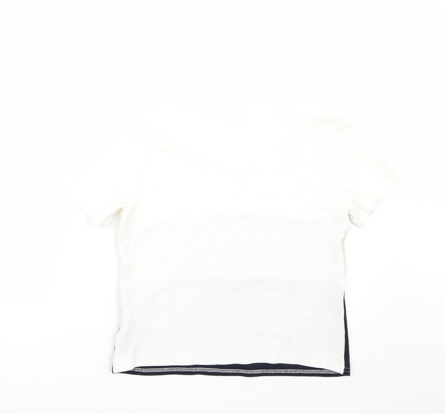 Citrus Womens Beige   Basic T-Shirt Size 12