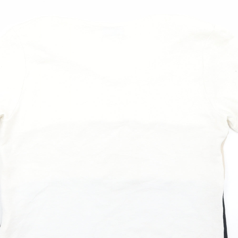 Citrus Womens Beige   Basic T-Shirt Size 12