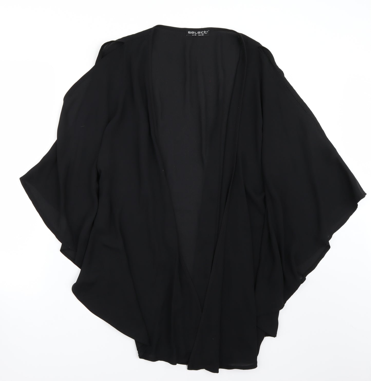 Select Womens Black   Cardigan Jumper Size 18