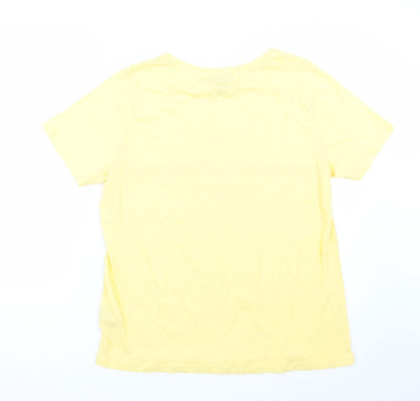 newlook Womens Yellow   Basic T-Shirt Size 16